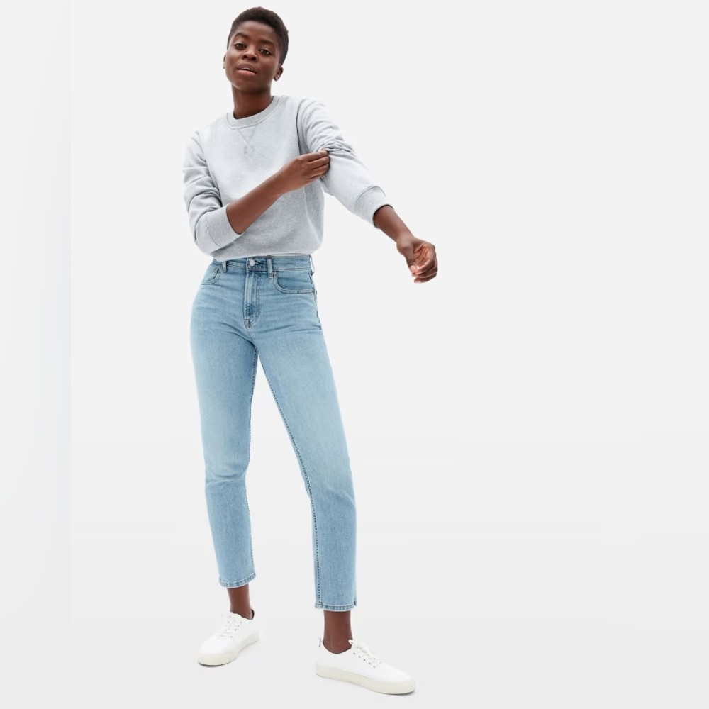 Everlane The Original Cheeky Jean 25 Regular in Sky Blue